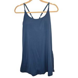 Iuga Women's M Blue Athletic Tennis Dress With Built-In Shorts